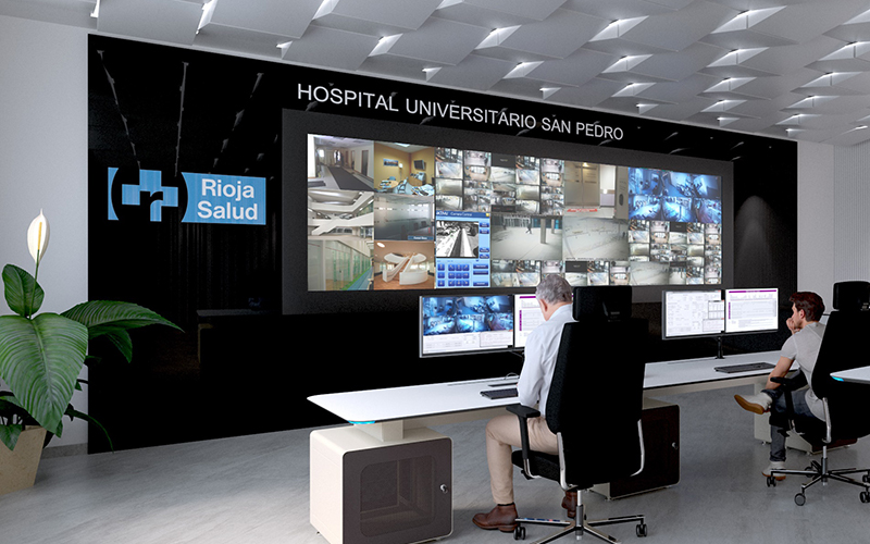 El SERIS incluirá videovigilancia en los centros de salud, ampliará las zonas controladas en el Hospital San Pedro e incorporará la IA en su nuevo sistema integral de seguridad